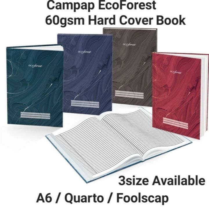 (quarto) Campap Ecoforest Series F5 Hard Cover Quarto Book / Square ...