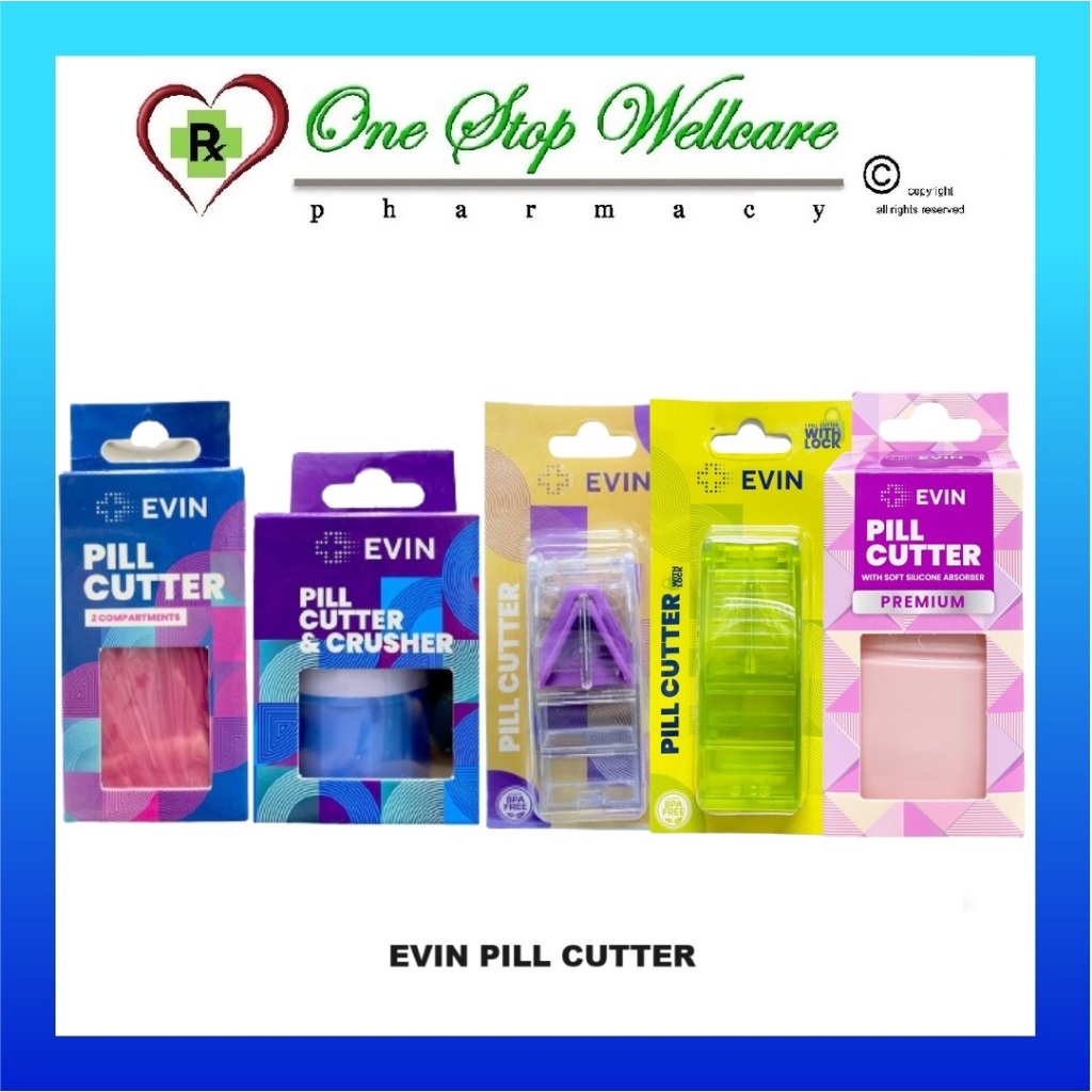 EVIN PILL CUTTER / PILL CUTTER 2 COMPARTMENTS / PILL CUTTER & CRUSHER ...