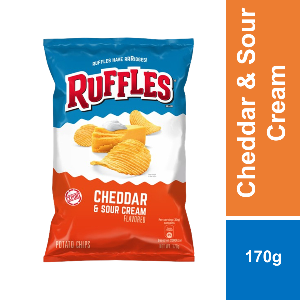 Ruffles Cheddar & Sour Cream 170G (Cn) | Shopee Malaysia