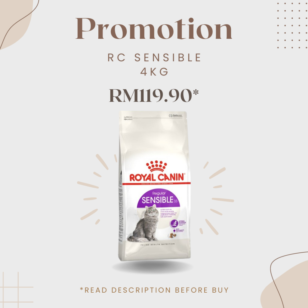 Fast Delivery Promotion Clear Stock Royal Canin Sensible 4KG Read Description Before Buy Shopee Malaysia