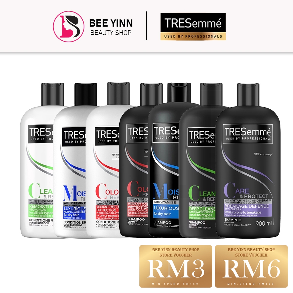 Size 900ml Tresemme Shampoo And Conditioner Cleanse And Replenish Colour Revitalise Moisture 0951