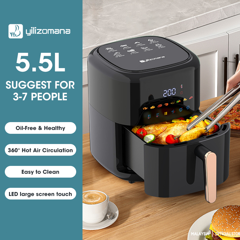 Yilizomana Air Fryer Touch NonStick Household Kitchen Supplies Fryer