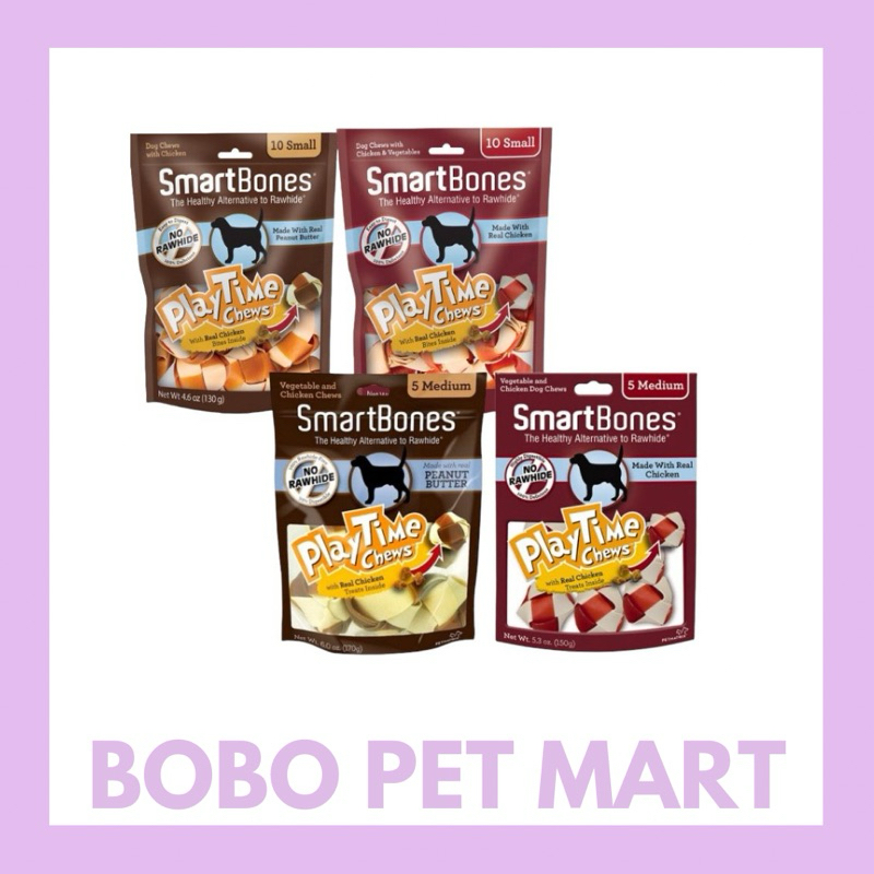 Smartbones Playtime Chews Dog Treat Dog Dental Chew | Shopee Malaysia