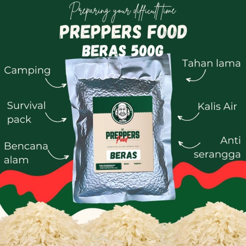 Beras Prepper Vacuum Pack Tahan lama Emergency kit survival prepping ...