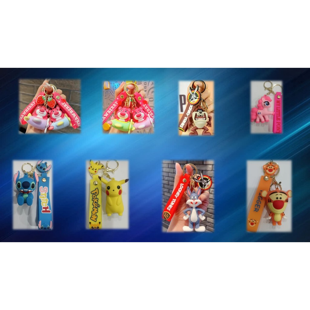 Fashion Cartoon/Cute Cartoon Keychain With Keychain | Shopee Malaysia