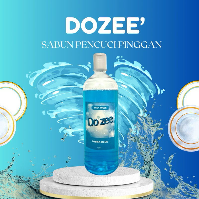 Sabun Pencuci Pinggan Dozee (Turbo Blue - 1 Litre) | Shopee Malaysia