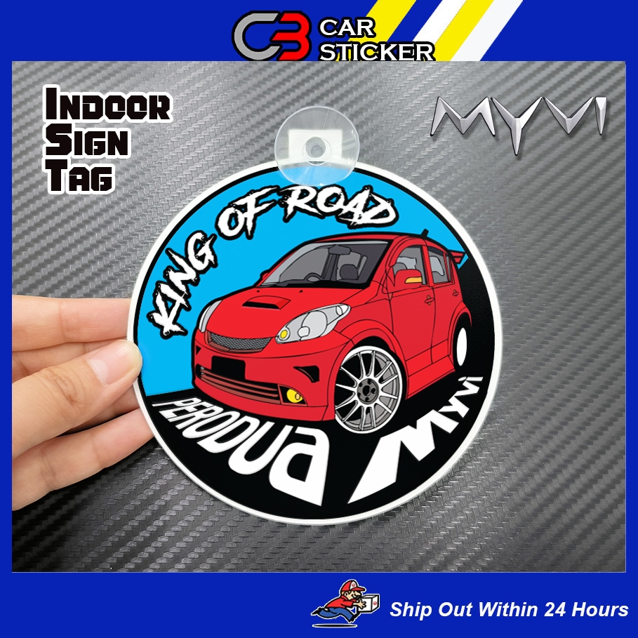 King of Road Perodua Myvi Sign Tag / T201 | Shopee Malaysia