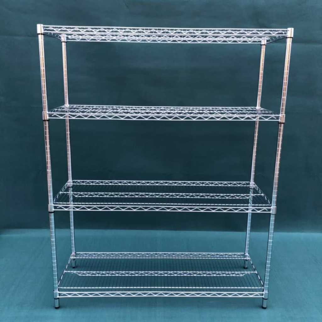 Chrome Wire Shelving Rack / Trolley | Shopee Malaysia