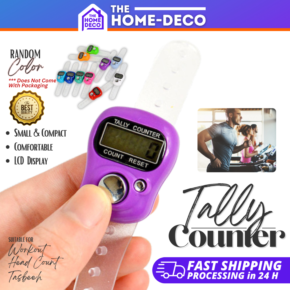 FC-1011 Tally Counter Finger Clicker Ring Compact Small for Workout ...