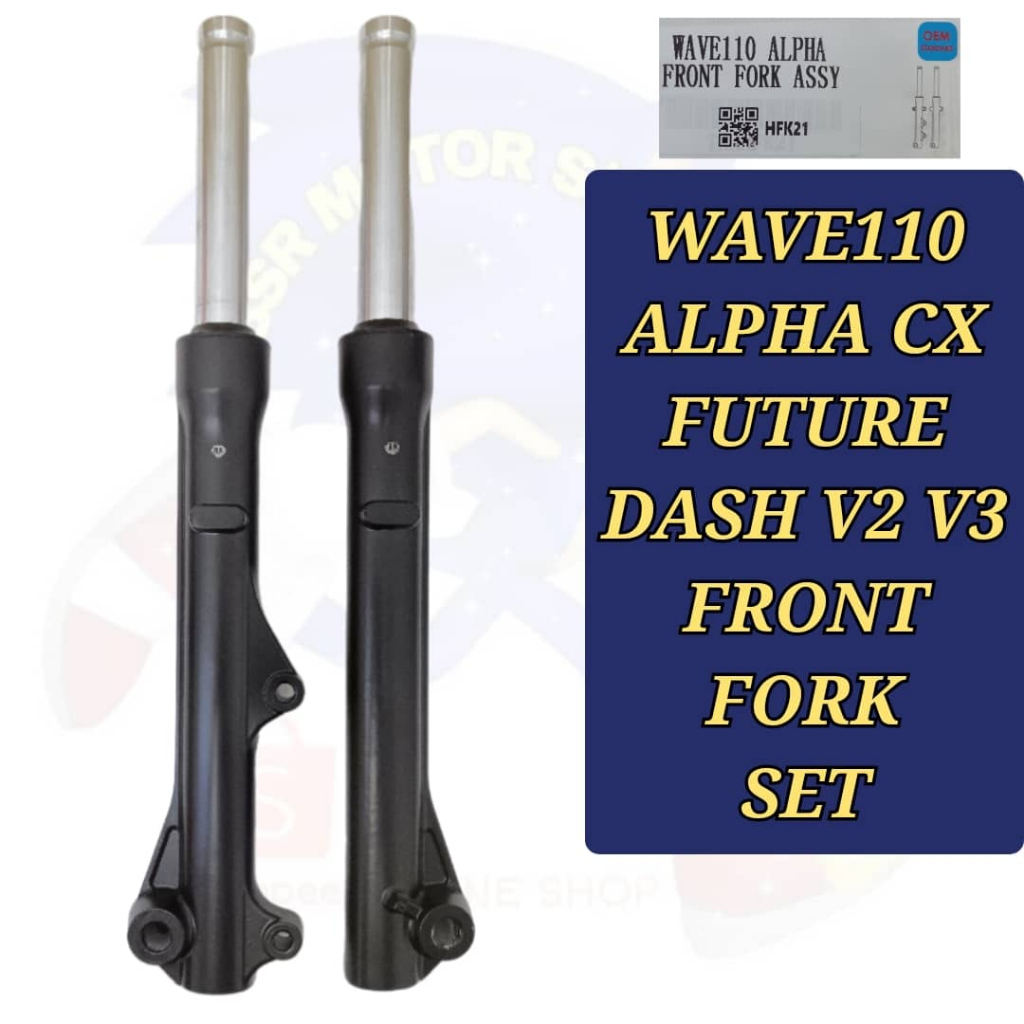 HONDA WAVE110/ALPHA CX/DASH V2 V3 FI 110 125/FUTURE-FI FRONT FORK SET ...