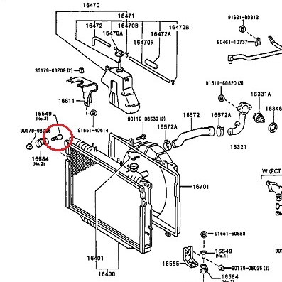 TOYOTA LAND CRUISER RADIATOR SUPPORT COLLAR | Shopee Malaysia