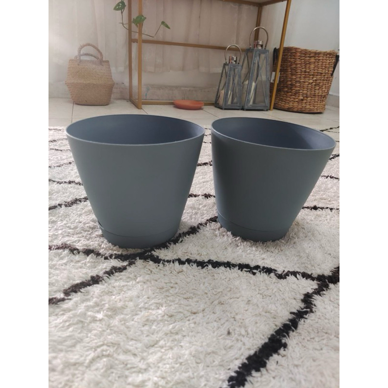 LELONG RAYA plastic pot kmart ( 2 biji) | Shopee Malaysia