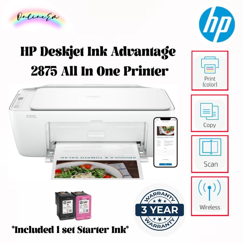 HP 2875 Deskjet Ink Advantage All in One Printer (replacement model for ...