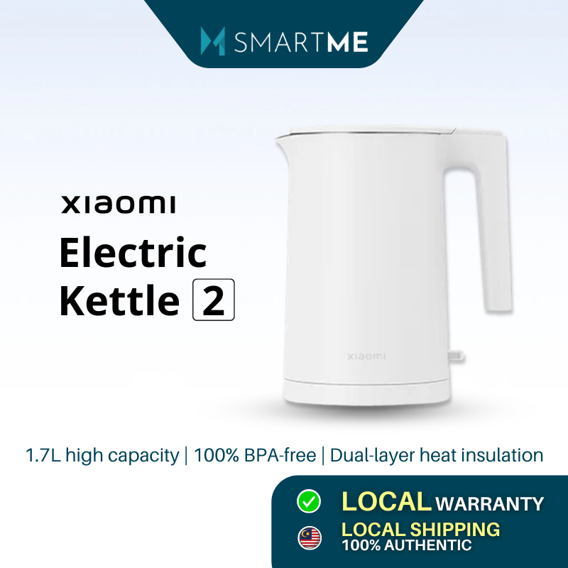Xiaomi Electric Kettle 2 - 1.7L high capacity | Dual-layer heat ...