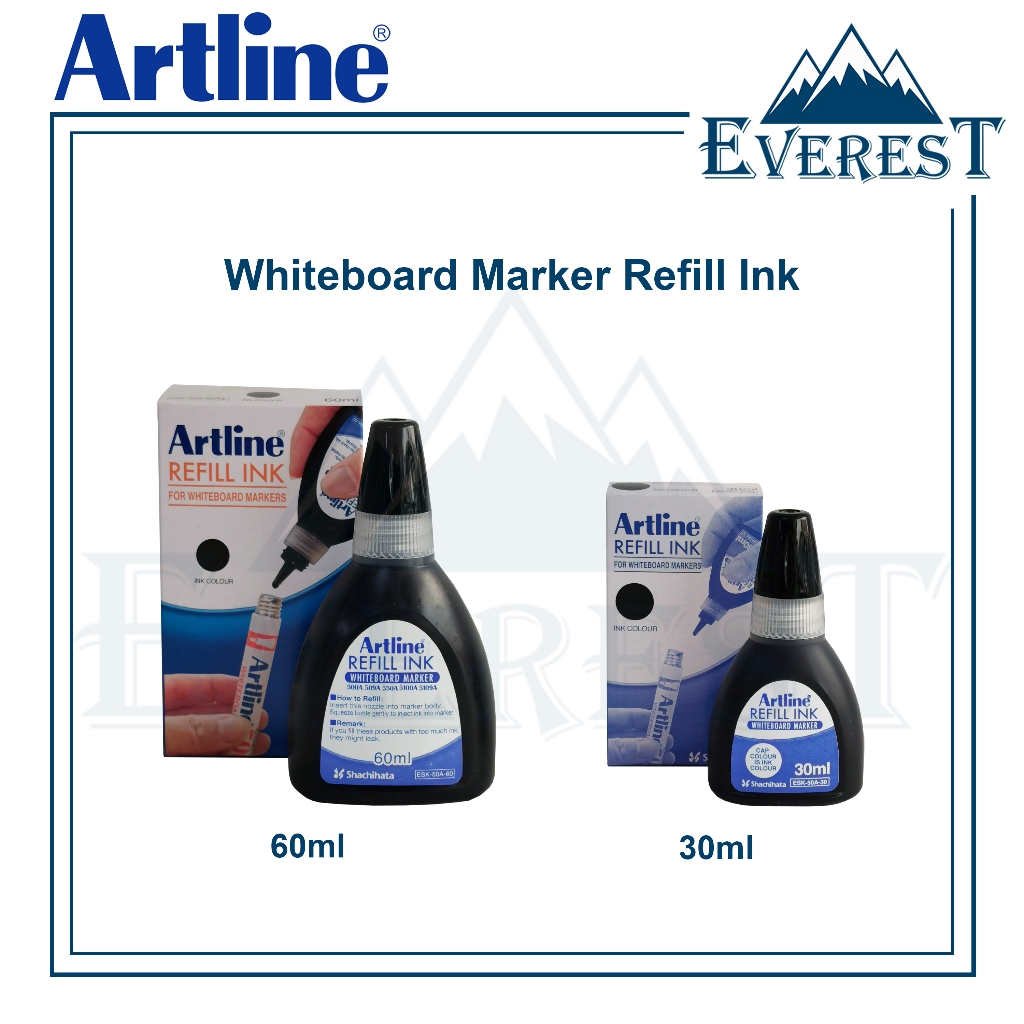 Artline Whiteboard Marker Refill Ink 30ml / 60ml (1btl) Shopee Malaysia