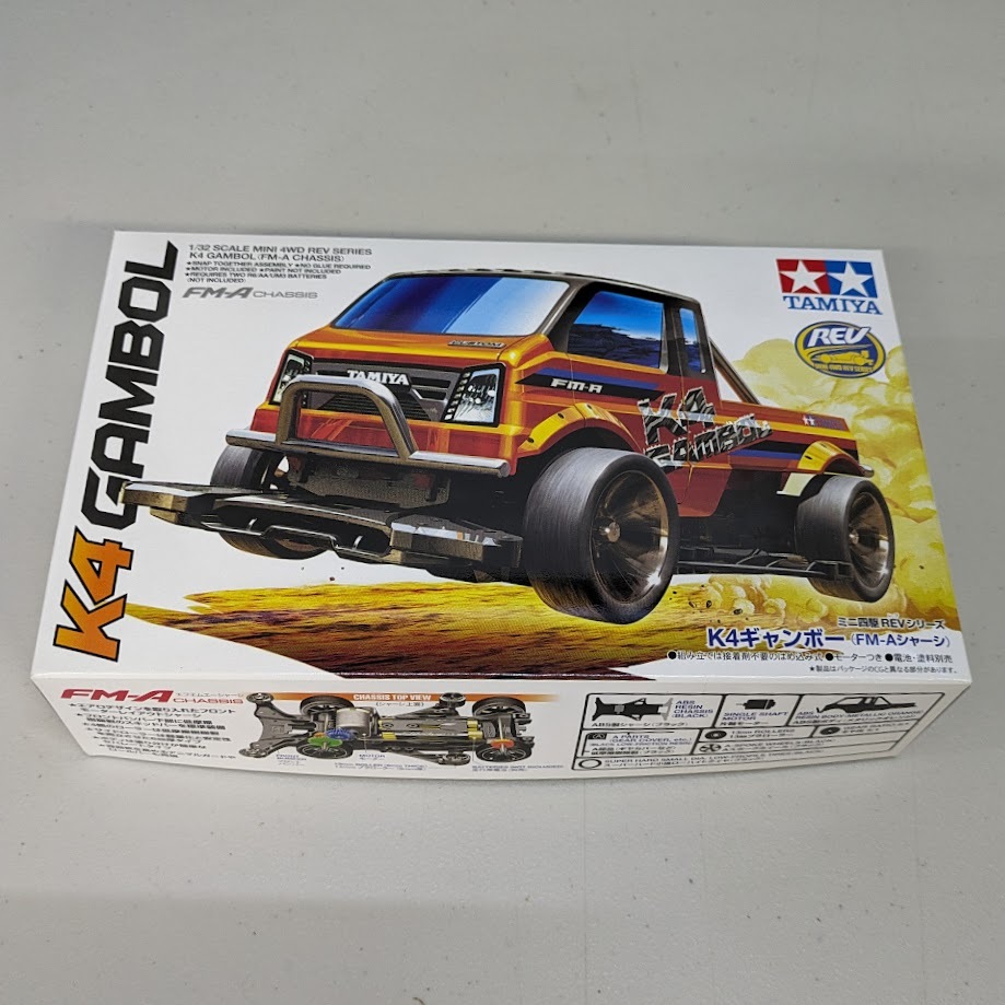 Tamiya Mini 4WD Tamiya 18718 1/32 Scale Mini 4WD REV FM-A Chassis - K4 ...