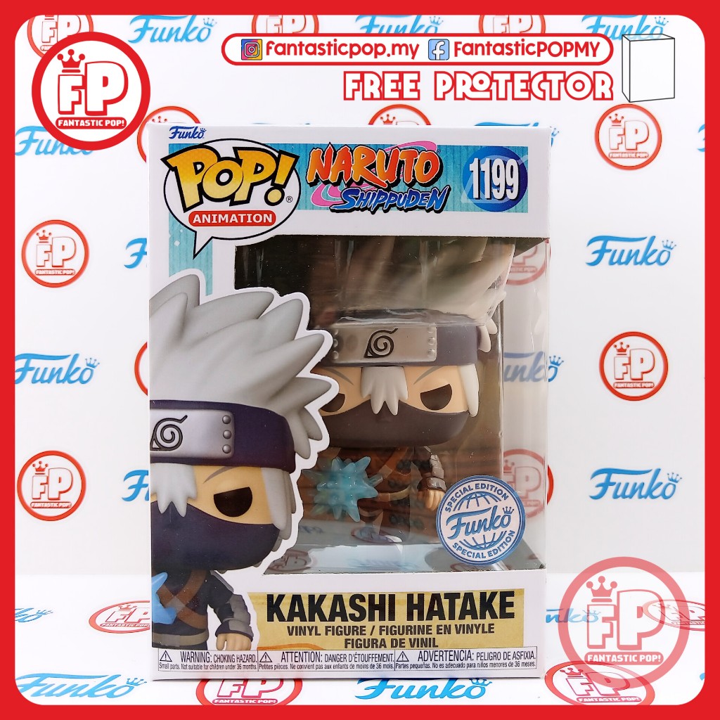 Funko Pop! Kakashi Hatake – Figurine Vinyle Naruto Shippuden, 9,5 Cm – Cadeau Idéal Pour Fans D'Anime