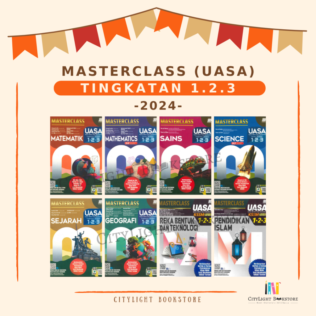 [citylight] Buku Rujukan 2024 Masterclass Uasa Kssm Tingkatan 1 2