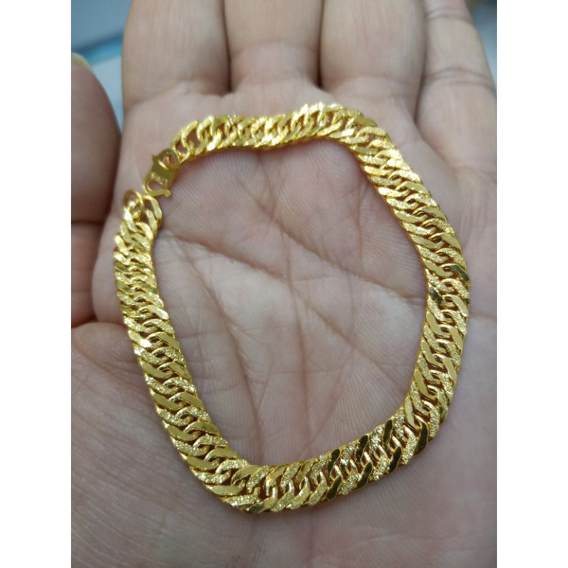 Gelang Tangan Lipan Emas 916 Gold Bracelet Lipan🌈 | Shopee Malaysia