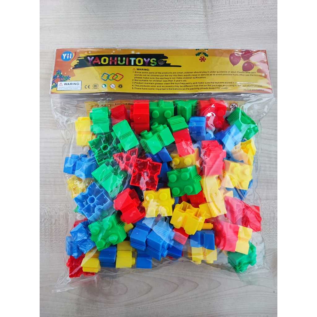 KIDS PLAY AND LEARNING EDUCATIONAL BUILDING BLOCK 100PCS | Shopee Malaysia