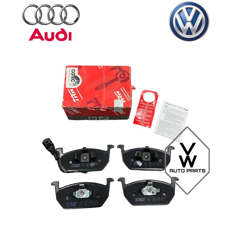 ( 100% ORIGINAL TRW ) FRONT DISC BRAKE PAD SET VW GOLF MK7 1.2 AUDI A3 ...