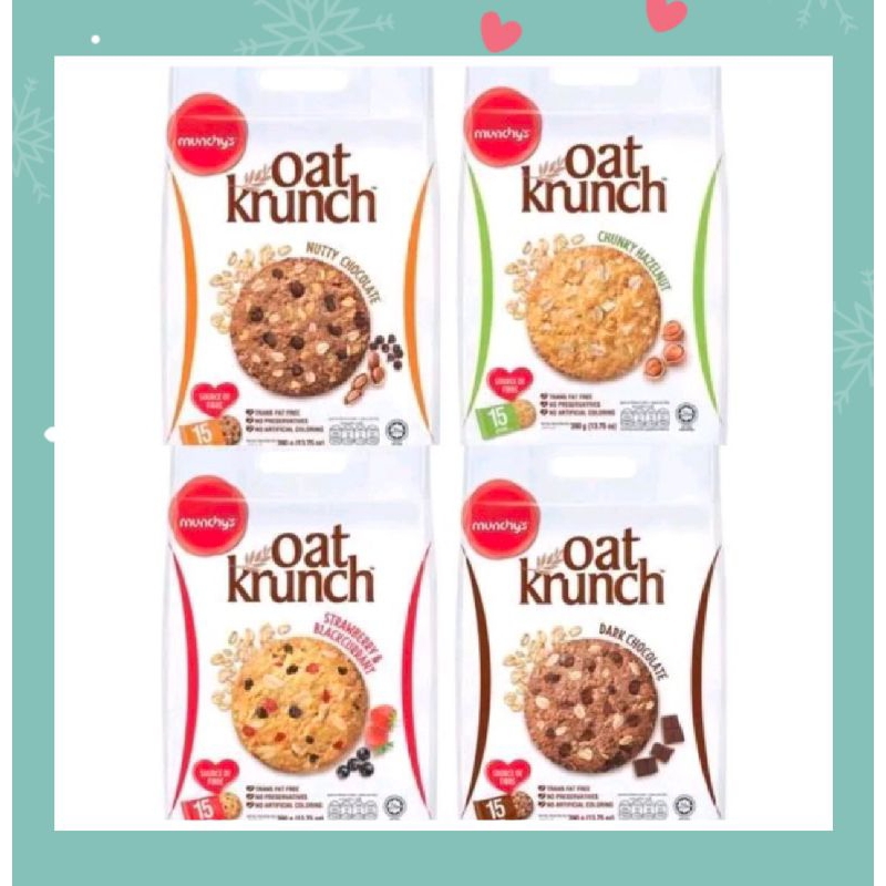 Munchy's Oat Crunchy Assorted Biscuits 390g | Shopee Malaysia