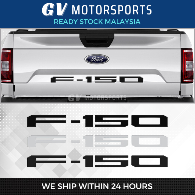 READY STOCK Ford F-150 Rear Emblem Badge Logo For Ford F-150 SVT Raptor ...