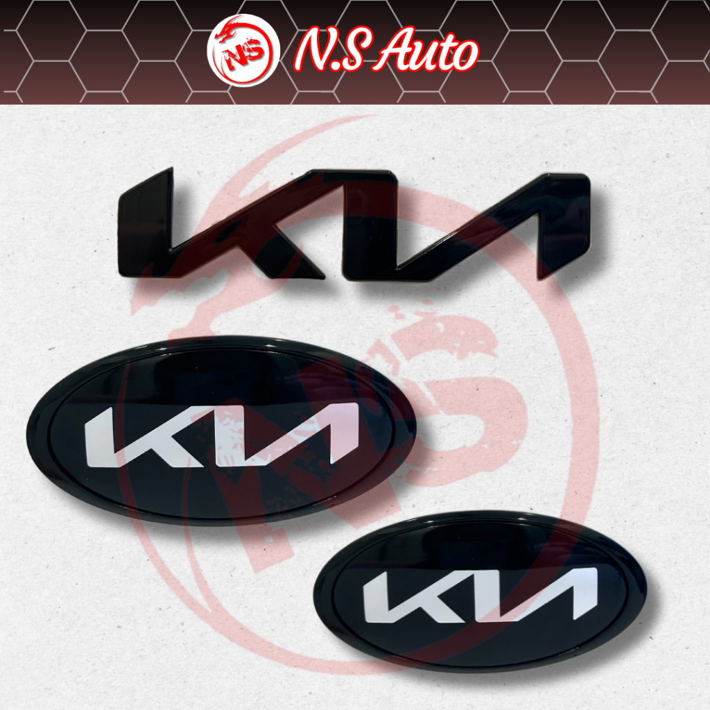 NEW KIA Emblem Logo Front grille emblem Rear logo Hood badge for Kia ...