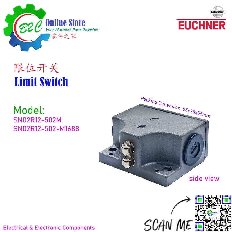 1 Pz Nuovo Per Interruttore Limite EUCHNER SN02R12-502-M