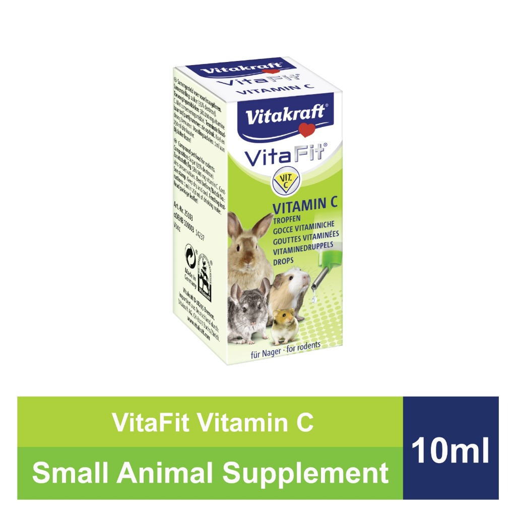 VITAKRAFT VitaFit Vitamin C Drops Small Animal Supplements Rabbit ...