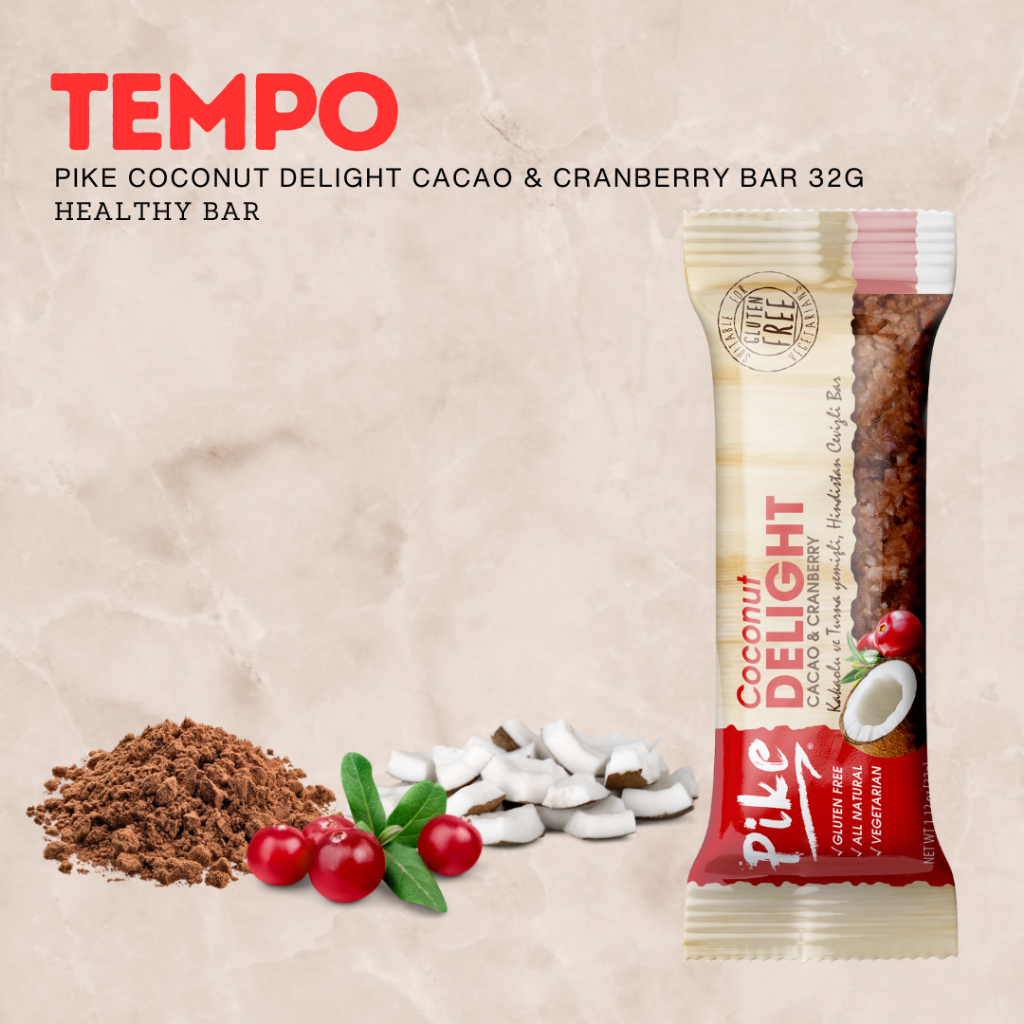 Tempo Pike Coconut With Cranberry & Coco Delight Bar 32g Dried Fruit ...