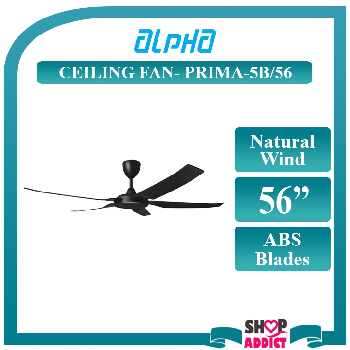 Alpha Prima DC Motor Ceiling Fan 56
