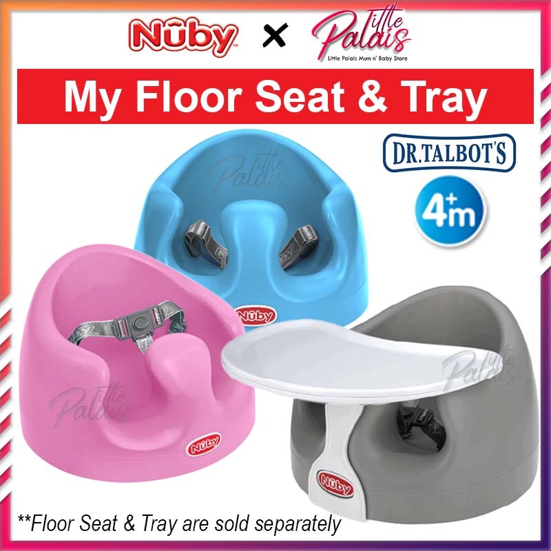 NUBY Baby Floor Seat Chair Booster Seat Tray Shopee Malaysia