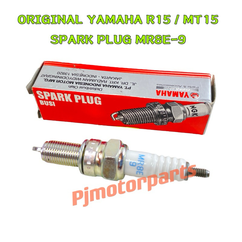 ( 100 ORIGINAL YAMAHA ) R15 MT15 MR8E9 SPARK PLUG SPARKPLUG MR8E 9