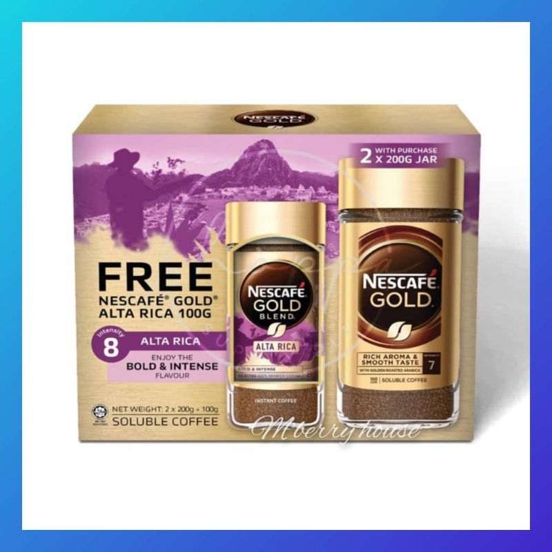 Nescafe Gold Jar 200g x 2 Bottle (Free Alta Rice 100g) | Shopee Malaysia
