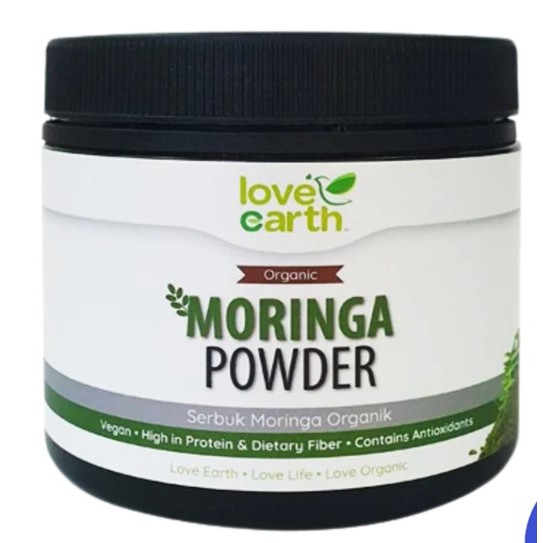 Love Earth Organic Moringa Leaf Powder 185g " HALAL" | Shopee Malaysia