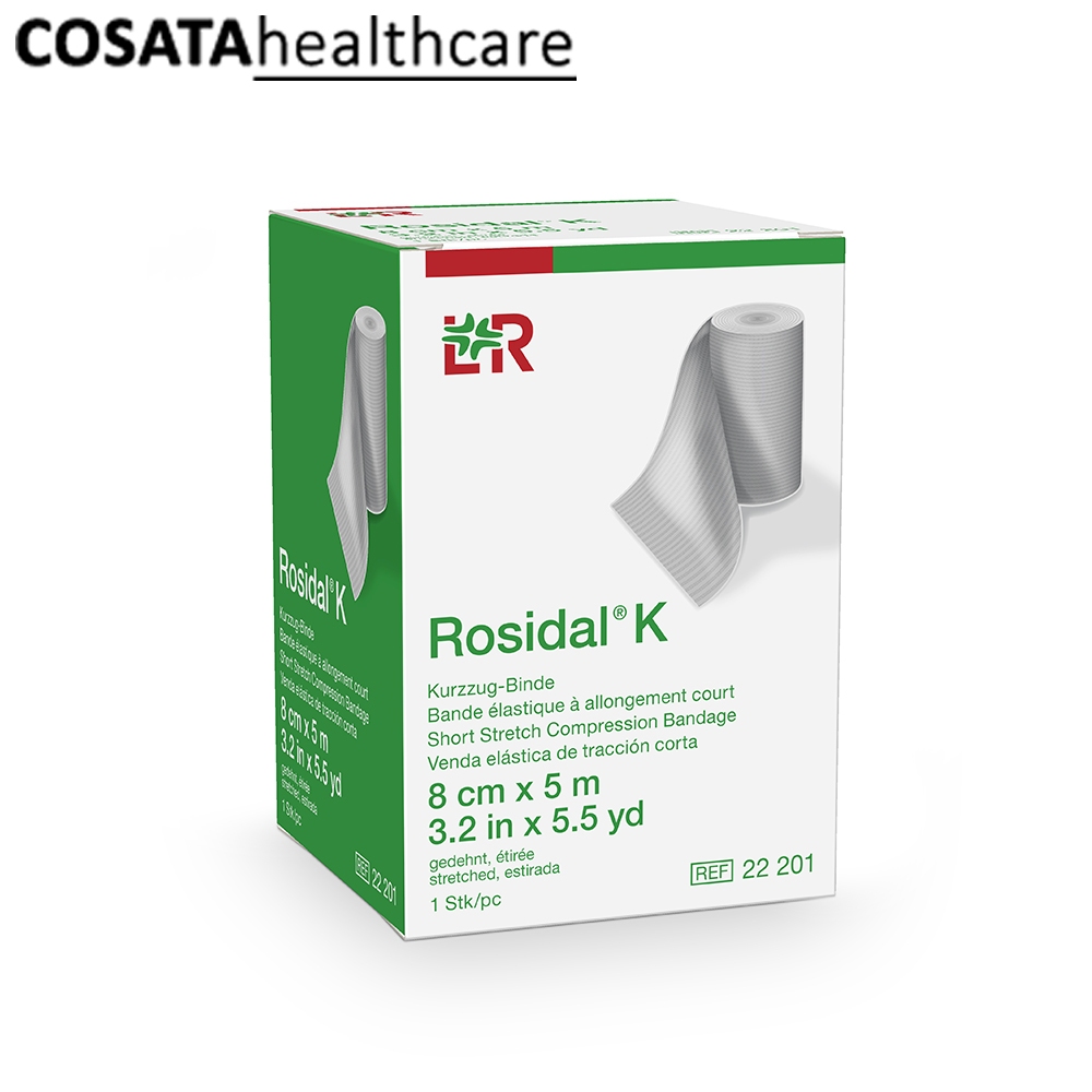 L&R Rosidal K Short Stretch Bandage, 8cm x 5m (box of 1 roll) | Shopee ...