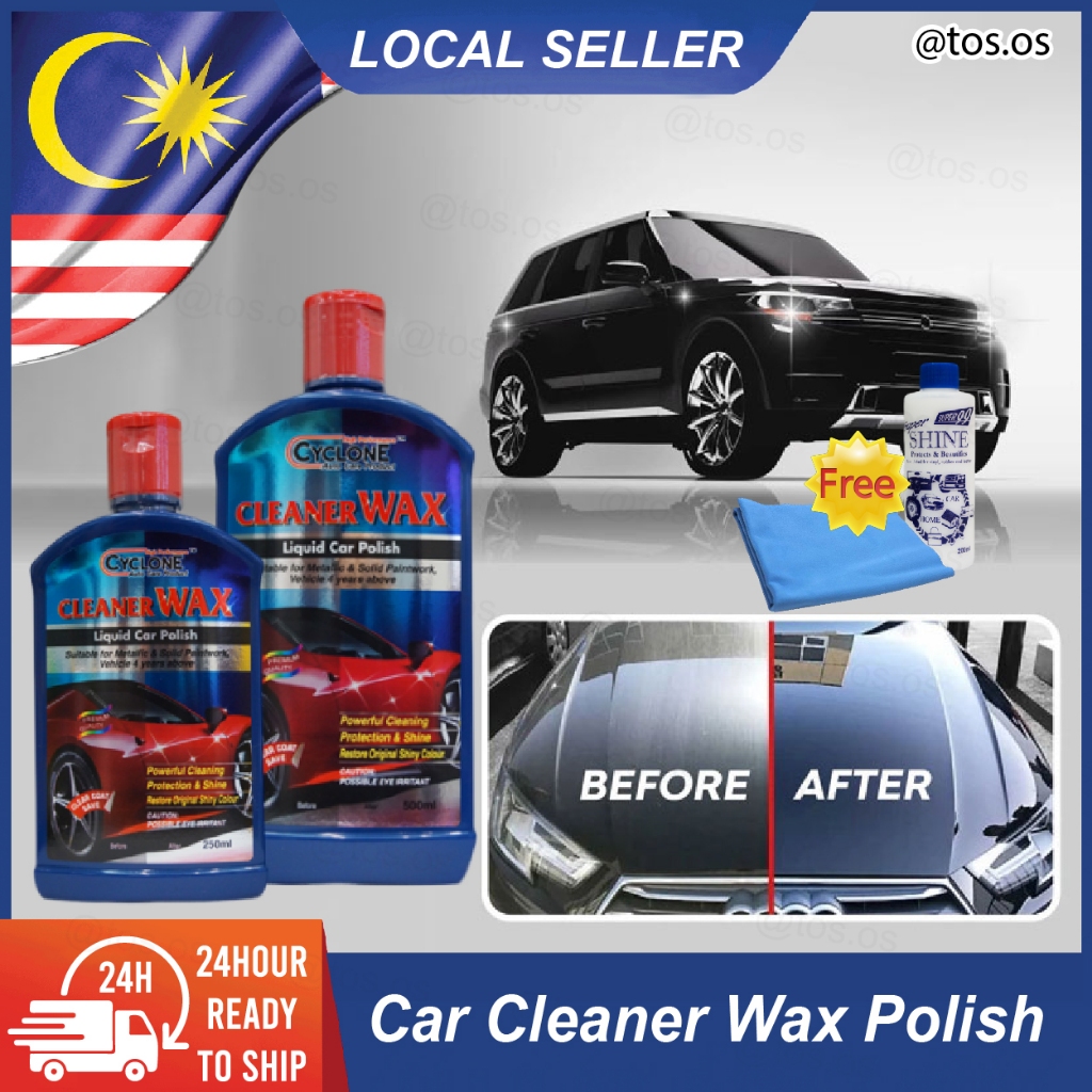 250ml/500ml Car Care Cleaner Wax Liquid Car Polish Protection Shine ...