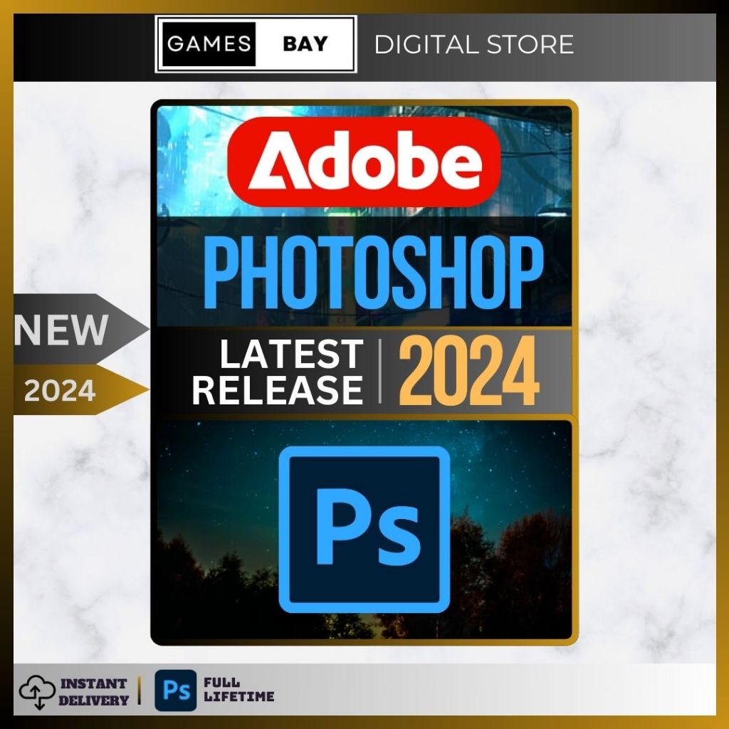 [LIFETIME] Adobe Photoshop 2024/2023 | PC | Digital Download