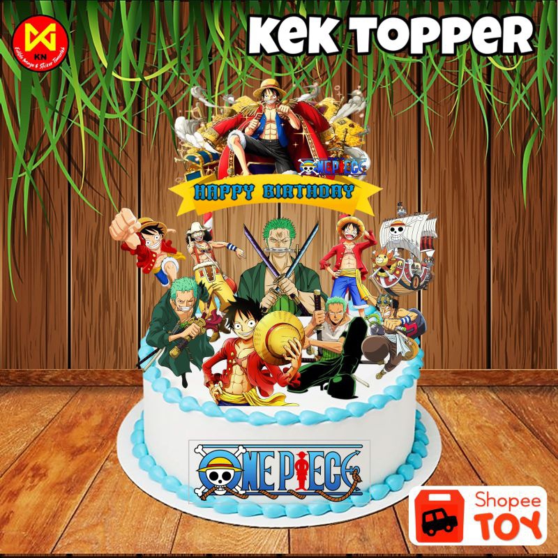 Kek Topper One Piece Pirates | Shopee Malaysia