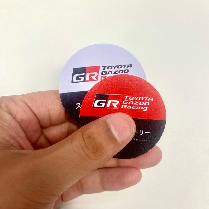 STICKER JDM LIMITED TOYOTA Gazoo Racing TGR TRD Smart Entry label YARIS ...