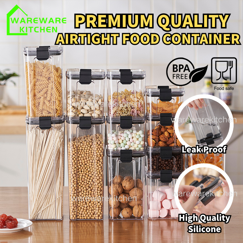 Airtight Food Storage Container Airtight Canister Stackable Food ...