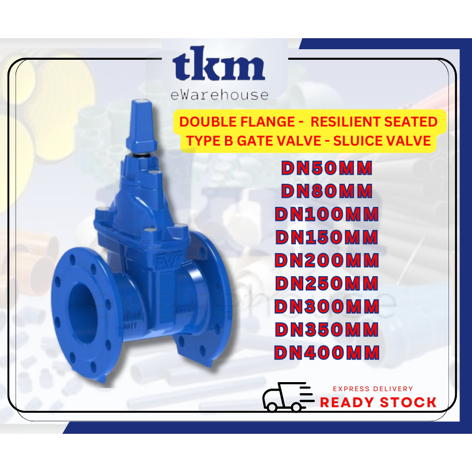 [TKM]BRAND AVA DOUBLE FLANGE - RESILIENT SEATED TYPE B GATE VALVE ...