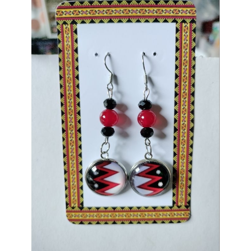 Anting-anting motif Linangkit Sabah (Dusun Ranau) | Shopee Malaysia