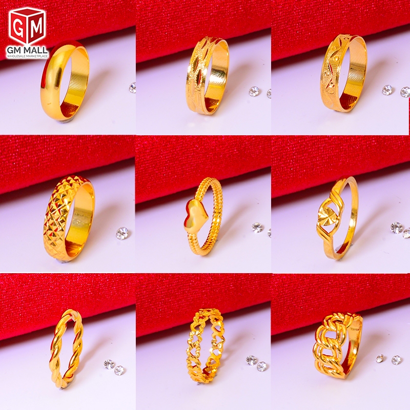 Cop 916 Emas Bangkok Emas Korea GM Mall Ring Gold Plated - Cincin Emas ...