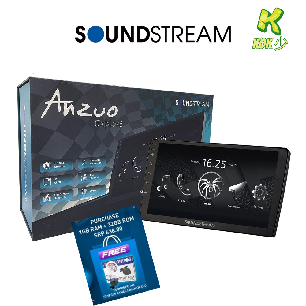 SOUNDSTREAM Anzuo Explore DSP TOUCH SCREEN Android Car Player (9