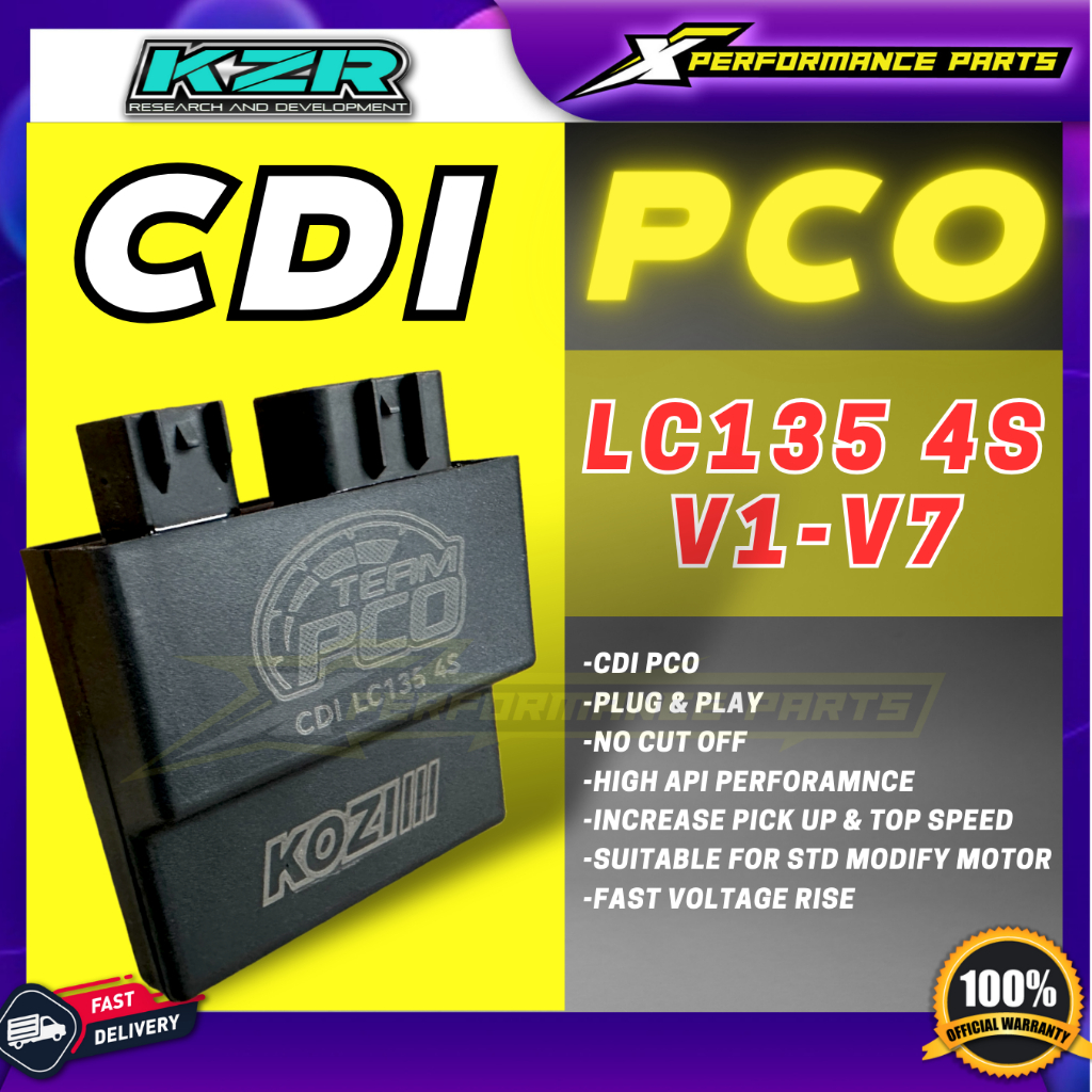 CDI PCO LC135 4S V1-V7 PNP Buang Cut Off KOZI | Shopee Malaysia