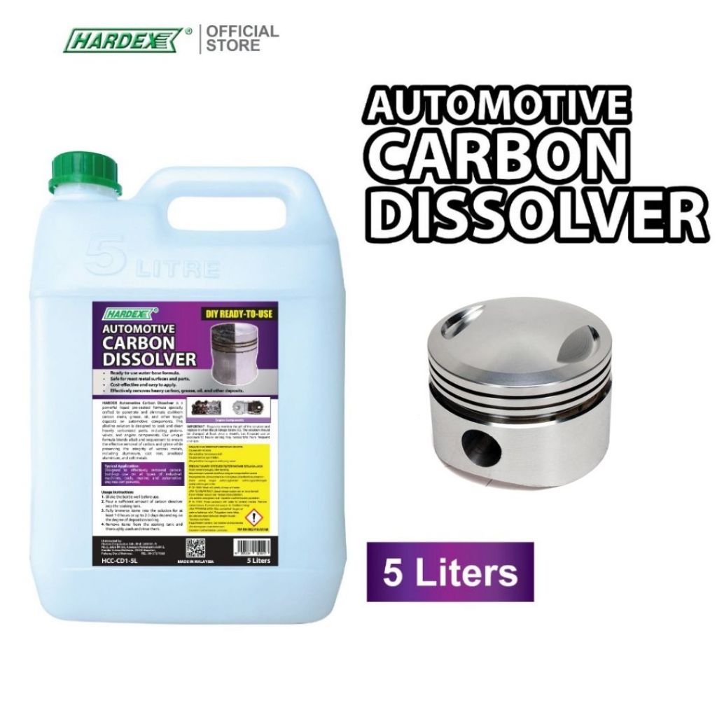 HARDEX Automotive Carbon Dissolver (1L & 5L) Piston Cleaner, Engine