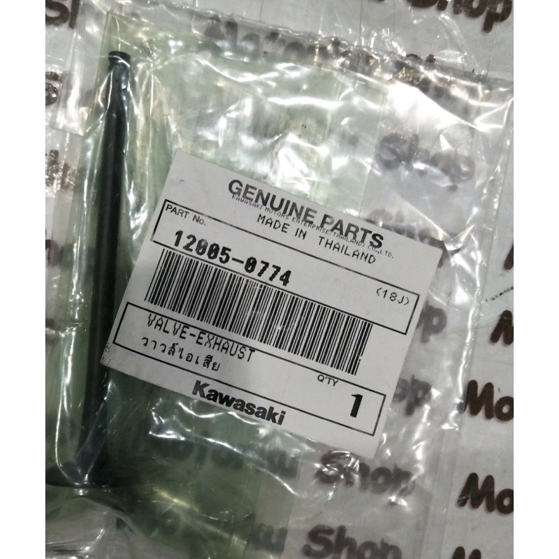 KAWASAKI Z250 NINJA250 ZX250 INTAKE VALVE 12004-0749 ORIGINAL EXHAUST VALVE ORIGINAL 12005-0774