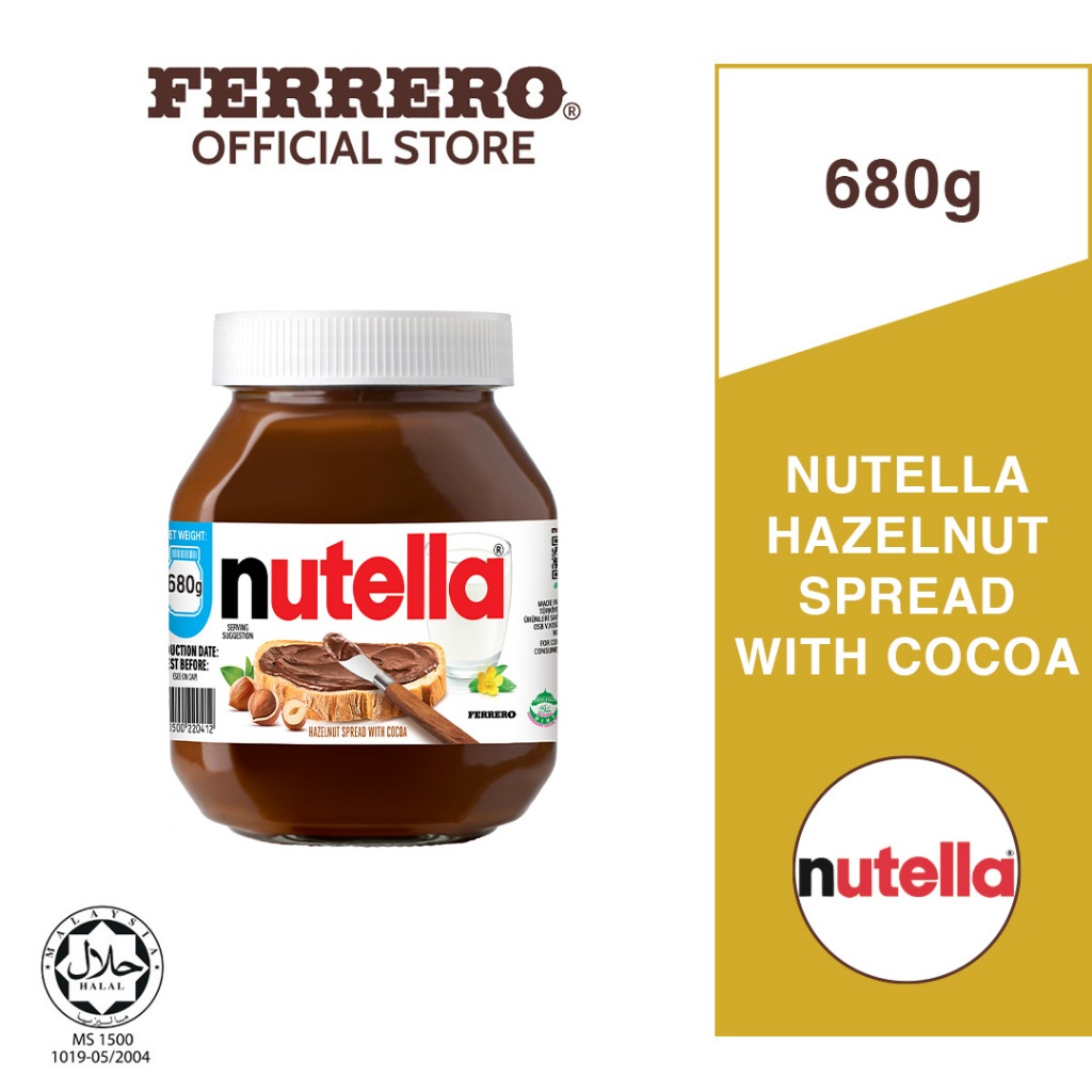 Nutella Hazelnut Spread With Cocoa (680g) | Shopee Malaysia
